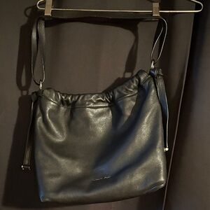 Michael Kors Black Leather Shoulder Bag